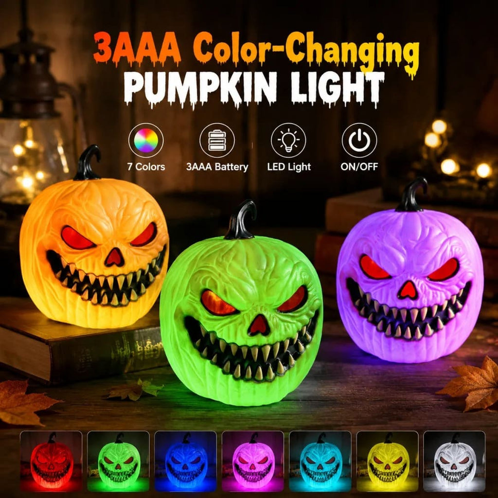 GrimGlow – Sound-Reactive Horror Pumpkin