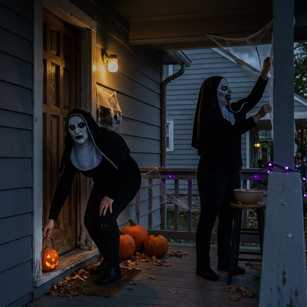 Hollow Sister – Dual-Style Horror Nun Mask