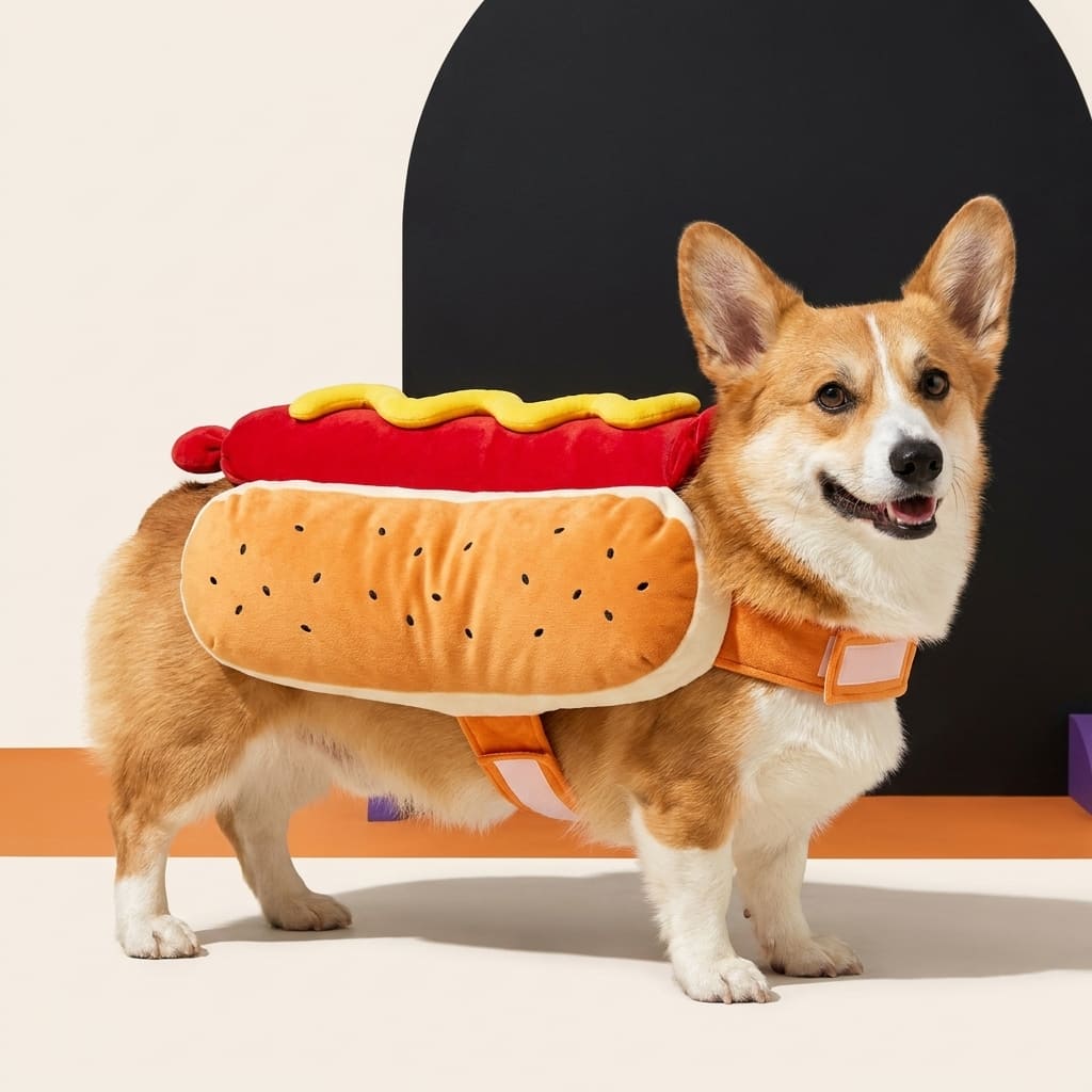 Howl-O-Weenie – Hot Dog Pet Costume
