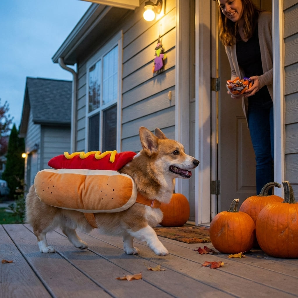 Howl-O-Weenie – Hot Dog Pet Costume